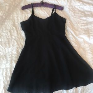 Black mini dress